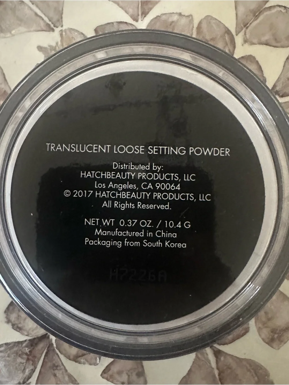 Kristofer Buckle Casting Call Translucent Loose Setting Powder